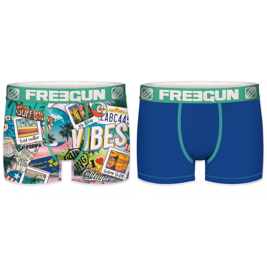 FREEGUN Lot de 2 Boxers...