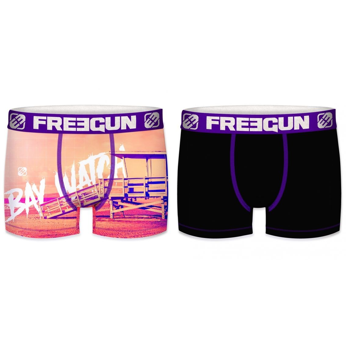 FREEGUN Lot de 2 Boxers...