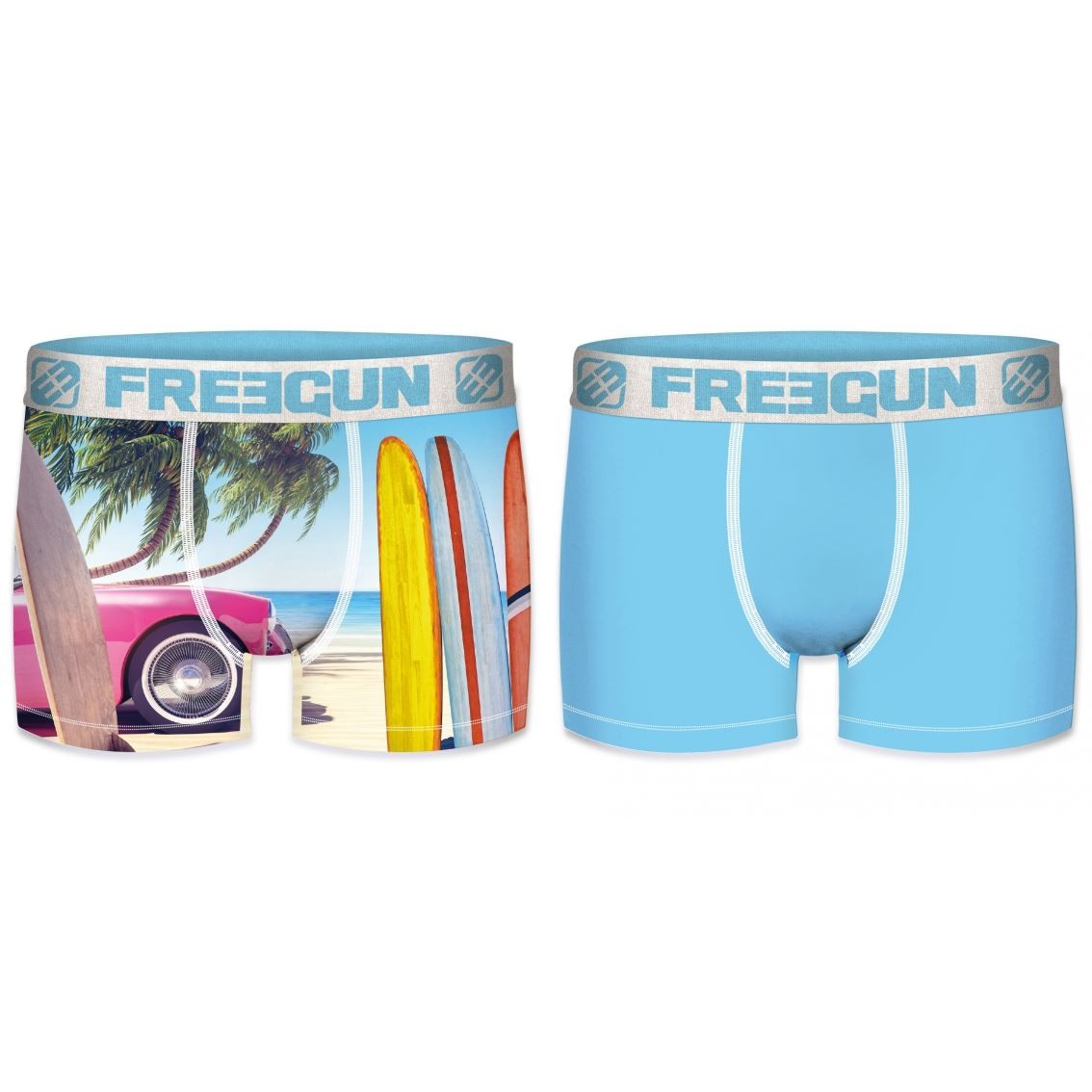 FREEGUN Lot de 2 Boxers...