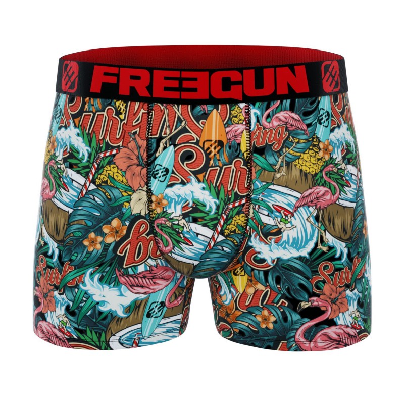 Boxer FREEGUN Boyz Portugal - Multicolore Taille 14/16 Ans - 100% Polyester