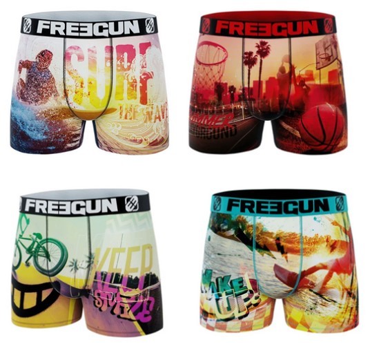 FREEGUN Boxer Homme Summer...