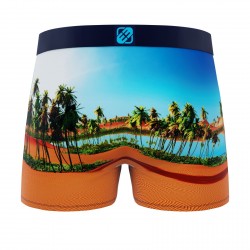 boxer Bleu Orange
