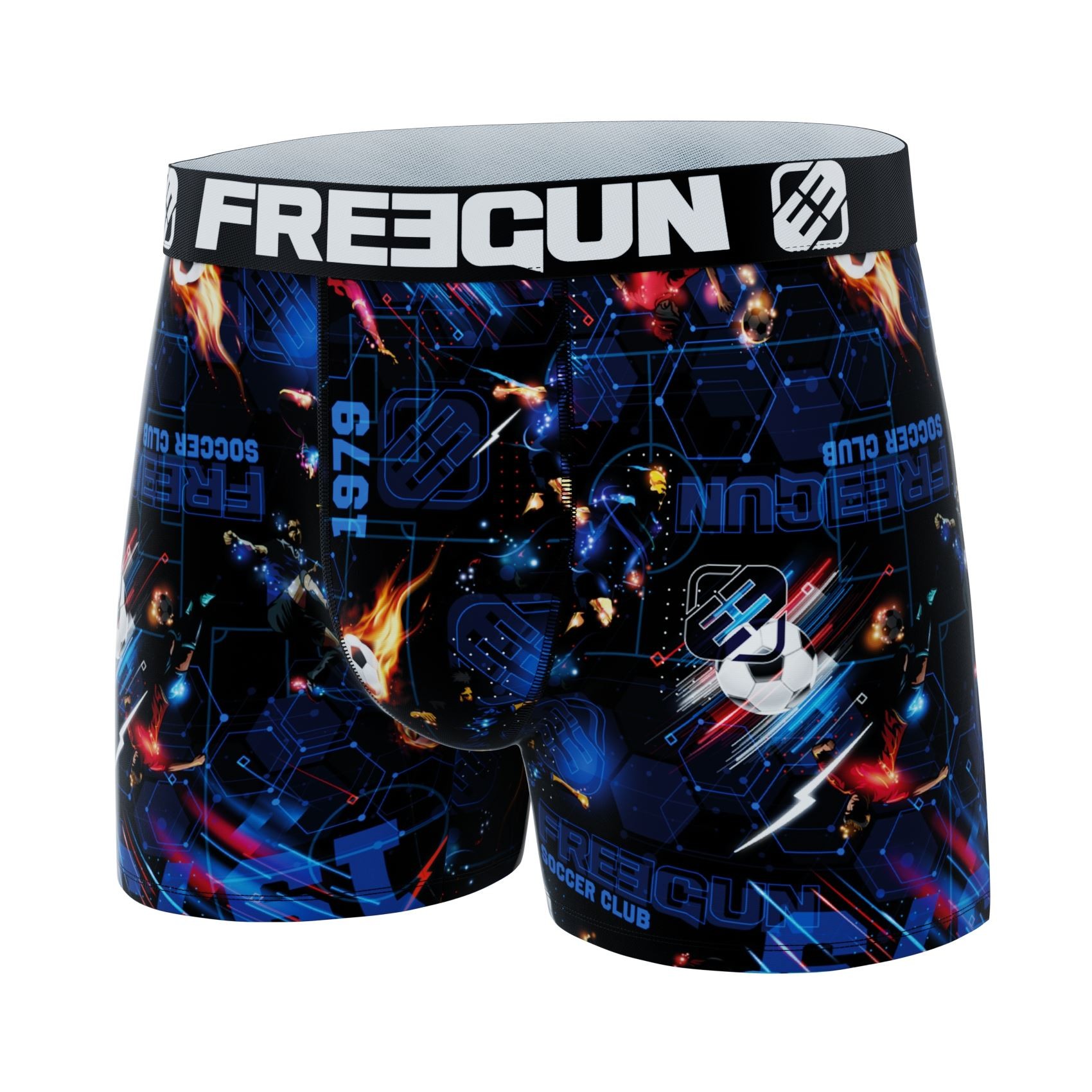 FREEGUN Boxer Homme Microfibre Football Soccer FREEGUN Boxer Homme Microfibre Football Soccer