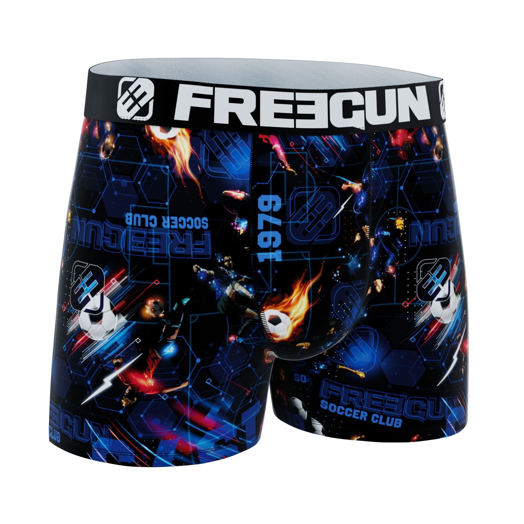 FREEGUN Boxer Homme Microfibre Football Soccer FREEGUN Boxer Homme Microfibre Football Soccer