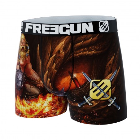 boxer freegun imprimé viking