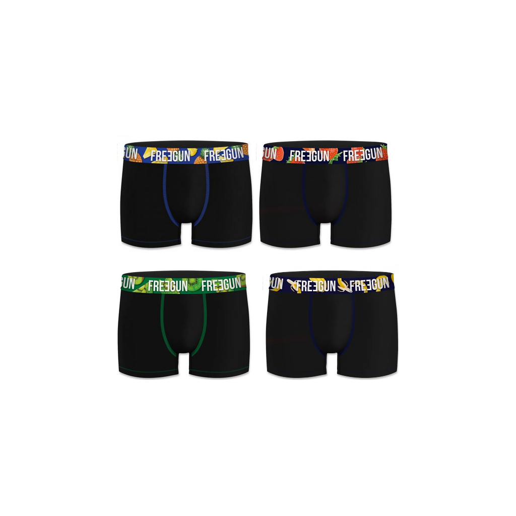 Lot de 4 boxers coton
