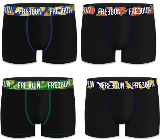 Lot de 4 boxers Freegun...