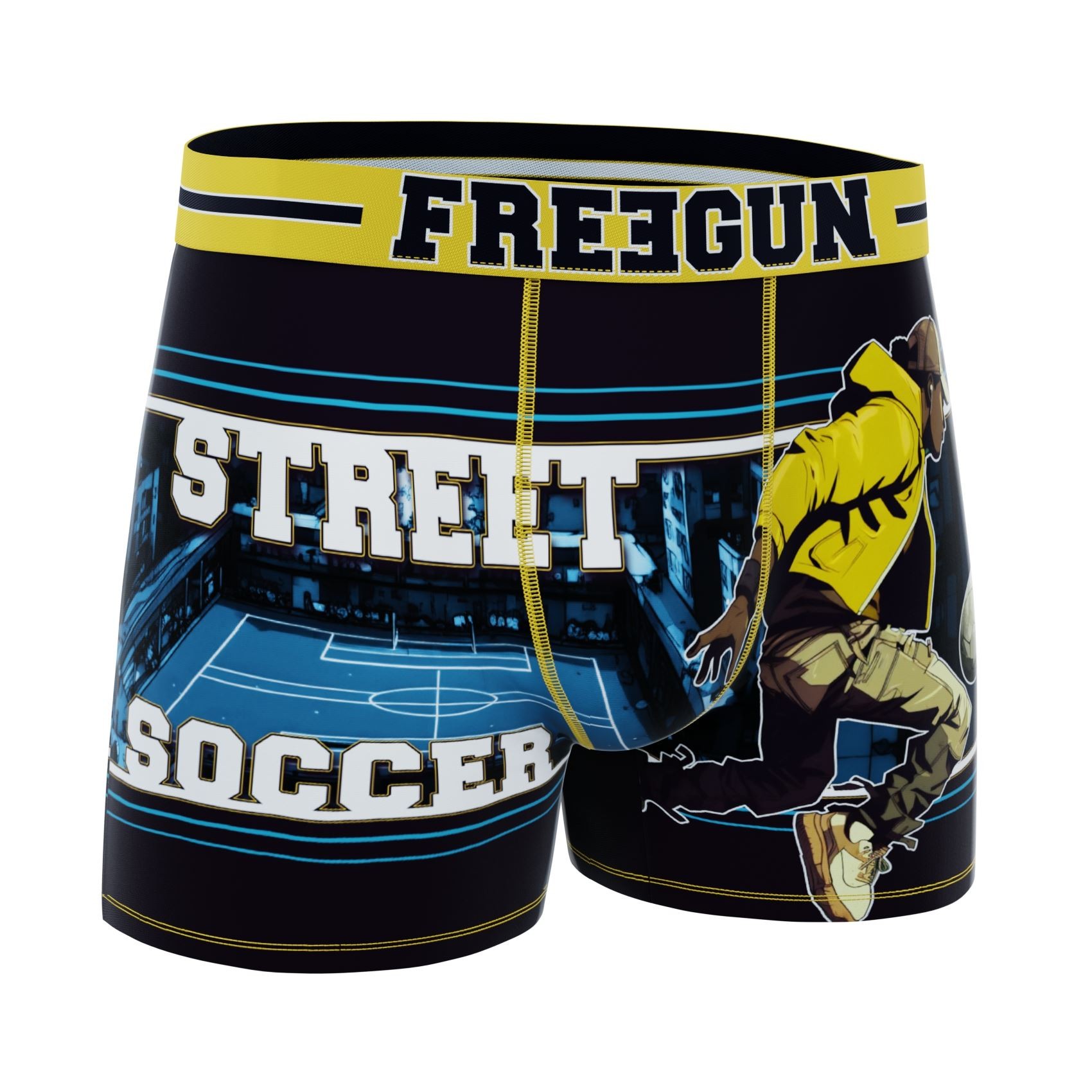 FREEGUN Boxer Homme Microfibre Foot FREEGUN Boxer Homme Microfibre Foot