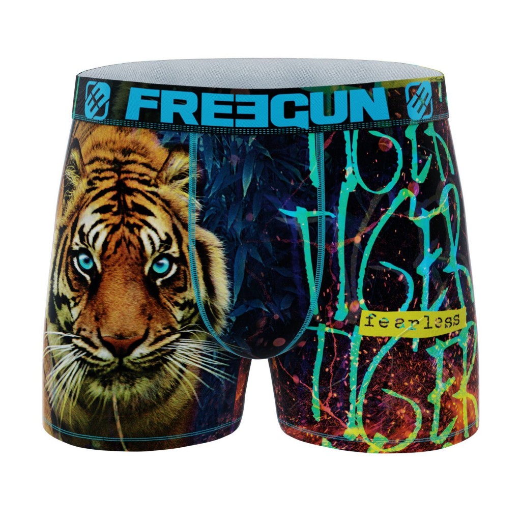 Boxer microfibre tigre