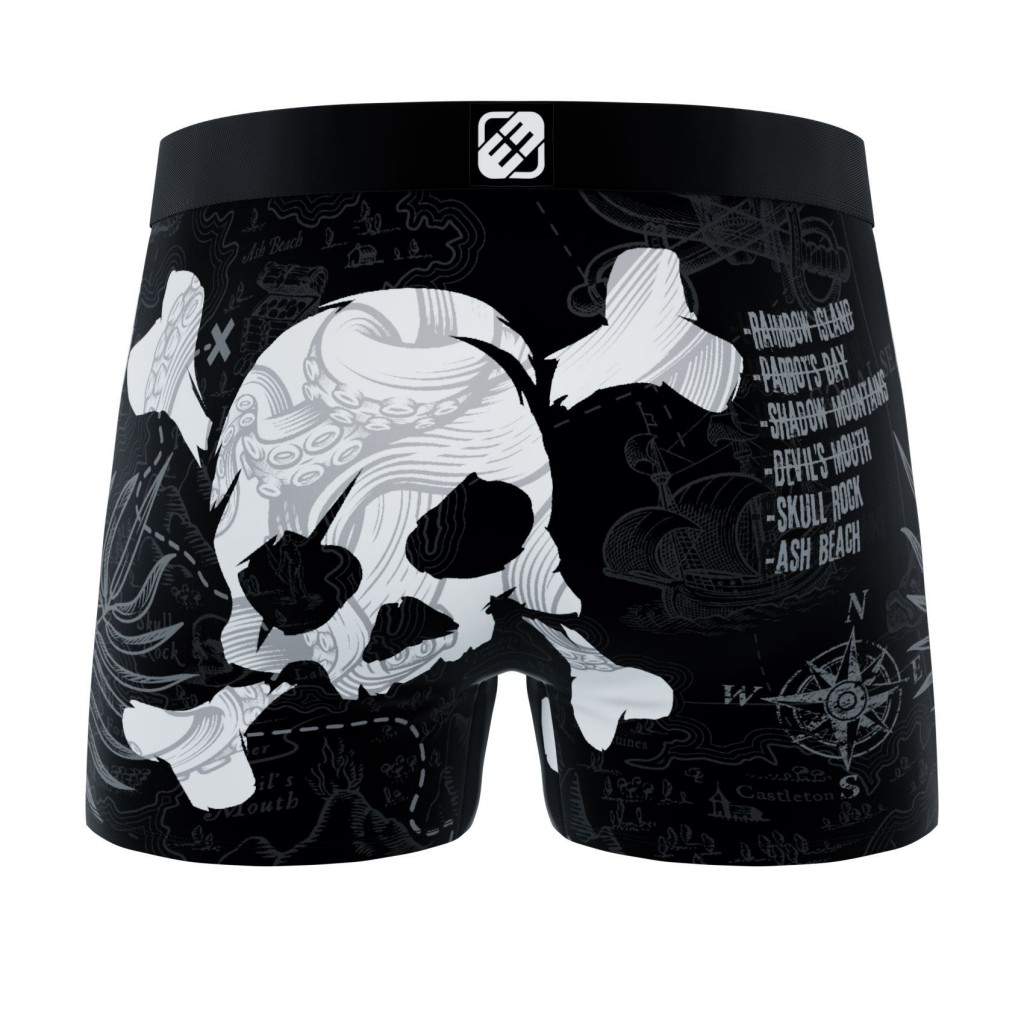Boxer Microfibre Homme Skull Rock