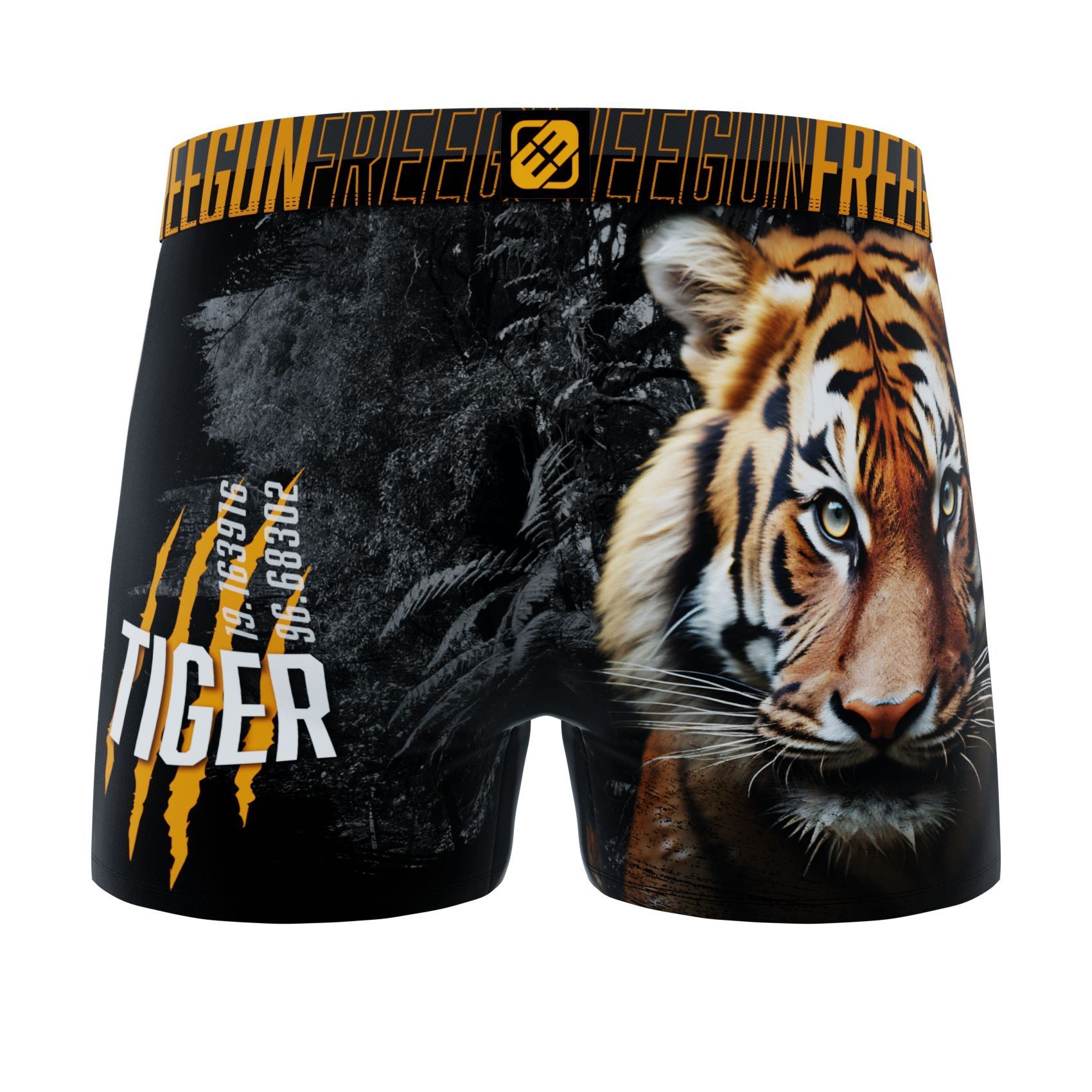 Boxer Garçon Freegun Tiger Wild – Imprimé Tigre, Coton Doux, Confortable, Pour Enfants Actifs