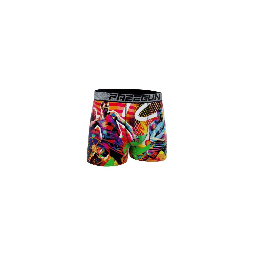 FREEGUN Boxer Microfibre Garçon Basket
