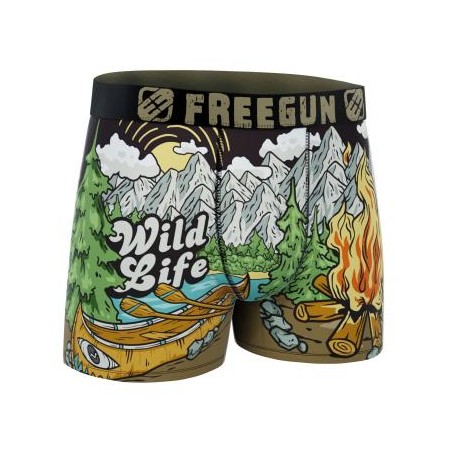 FREEGUN Boxer Homme Wild Life