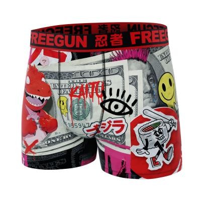 FREEGUN Boxer Microfibre Garçon Dollar Graffiti FREEGUN Boxer Microfibre Garçon Dollar Graffiti