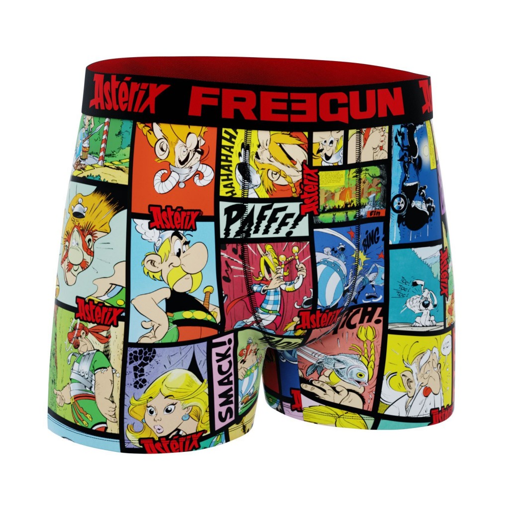 boxer en microfibre  Asterix et Obelix de Freegun