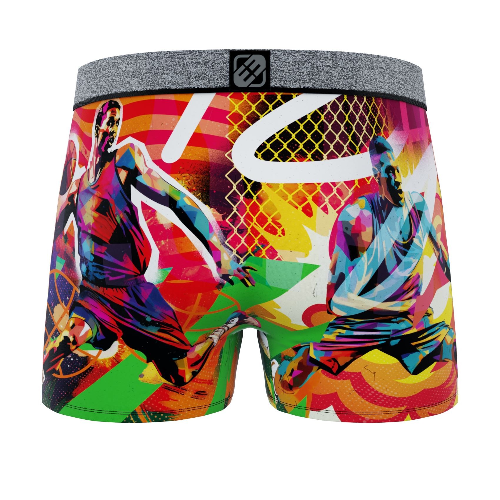 FREEGUN Boxer Microfibre Homme Basket