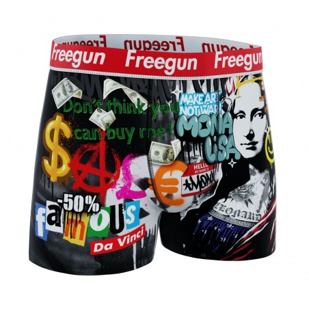FREEGUN Boxer Microfibre Garçon Mona