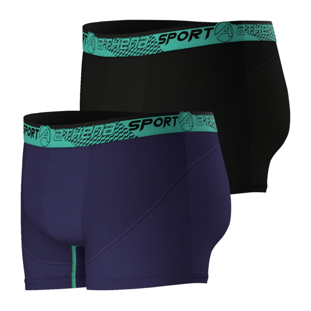 Athena - Lot de 2 boxers homme Running
