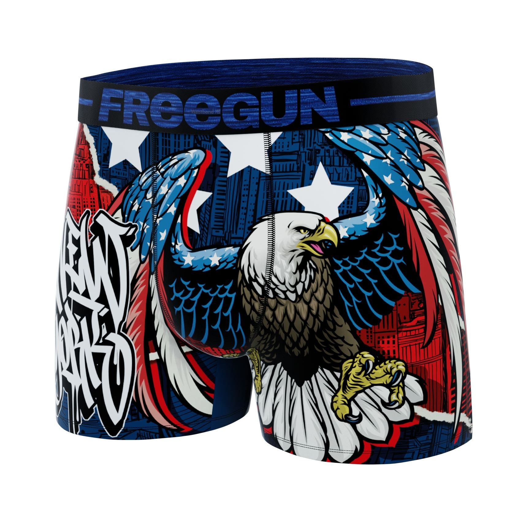 FREEGUN Boxer à l'unité Microfibre Garçon Aigle USA FREEGUN Boxer à l'unité Microfibre Garçon Aigle USA