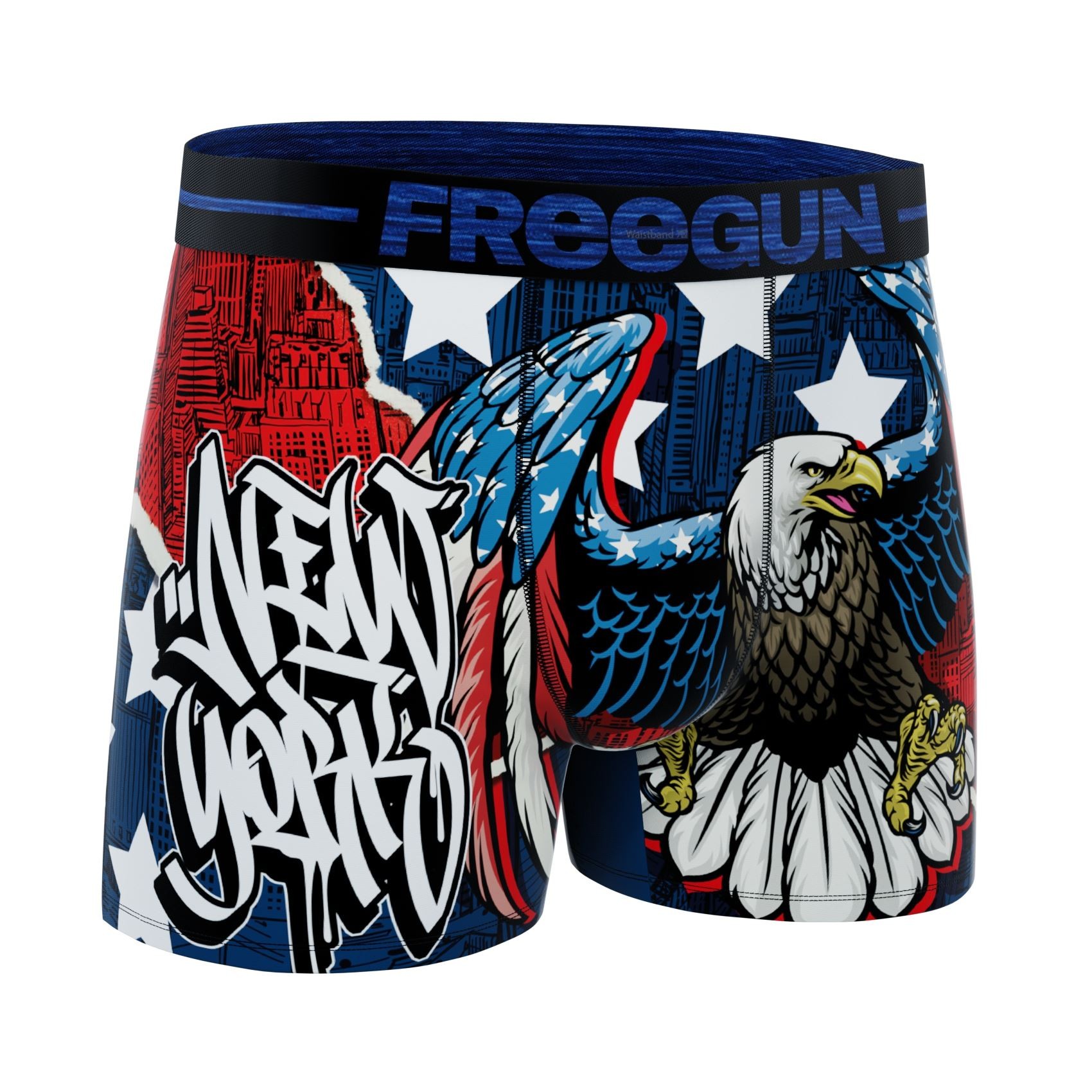 FREEGUN Boxer à l'unité Microfibre Garçon Aigle USA FREEGUN Boxer à l'unité Microfibre Garçon Aigle USA
