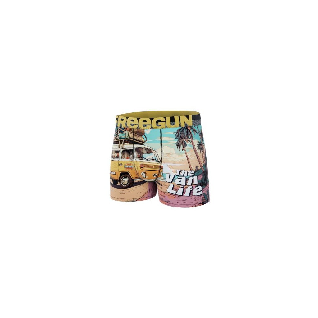 FREEGUN Boxer Homme Caleçon Summer Van
