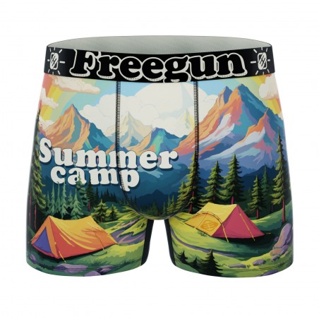 Boxer Homme Caleçon Summer été camping montagne