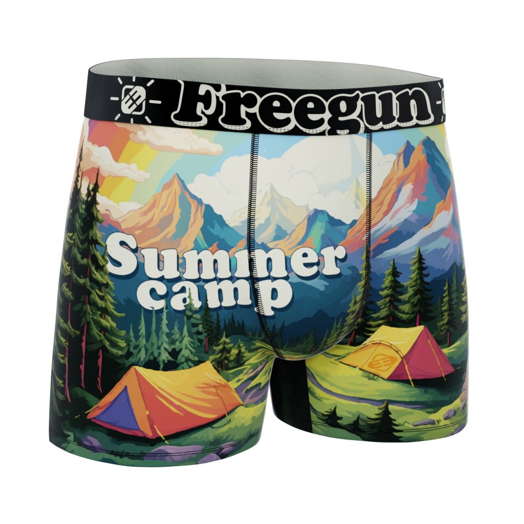 Boxer Homme Caleçon Summer été camping montagne
