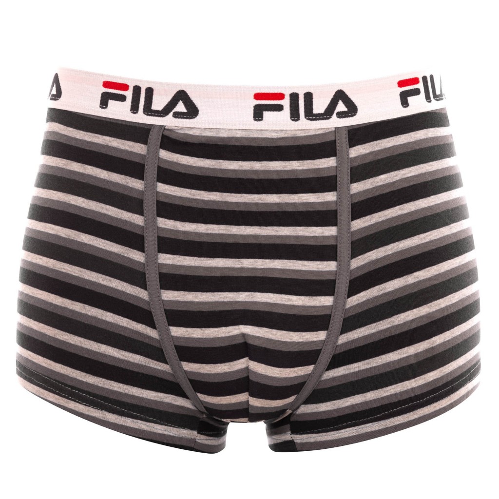 Boxer homme coton motif rayures- FILA