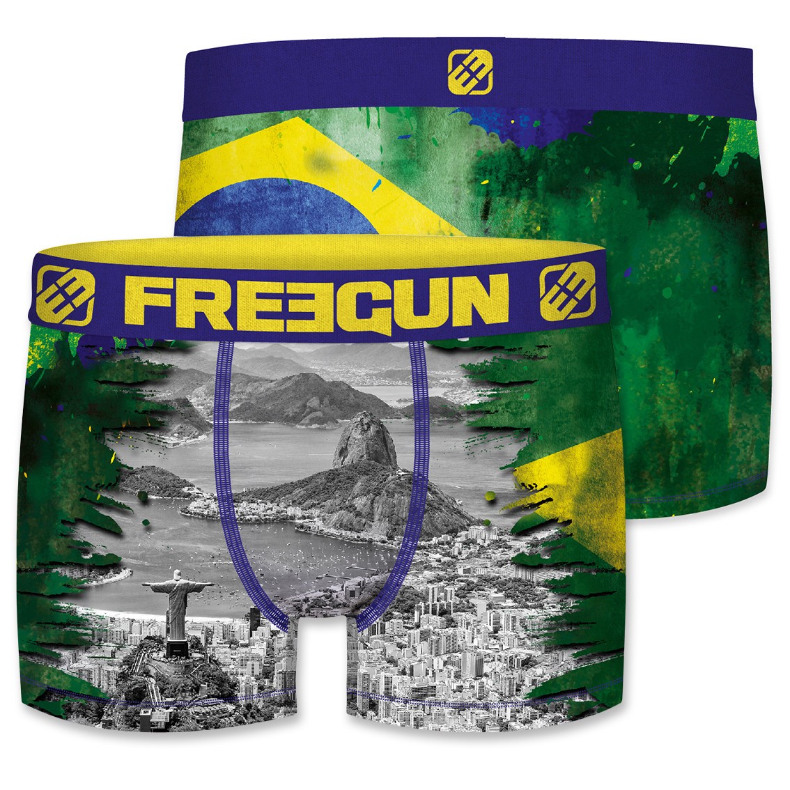 FREEGUN Lot 5 Boxers...