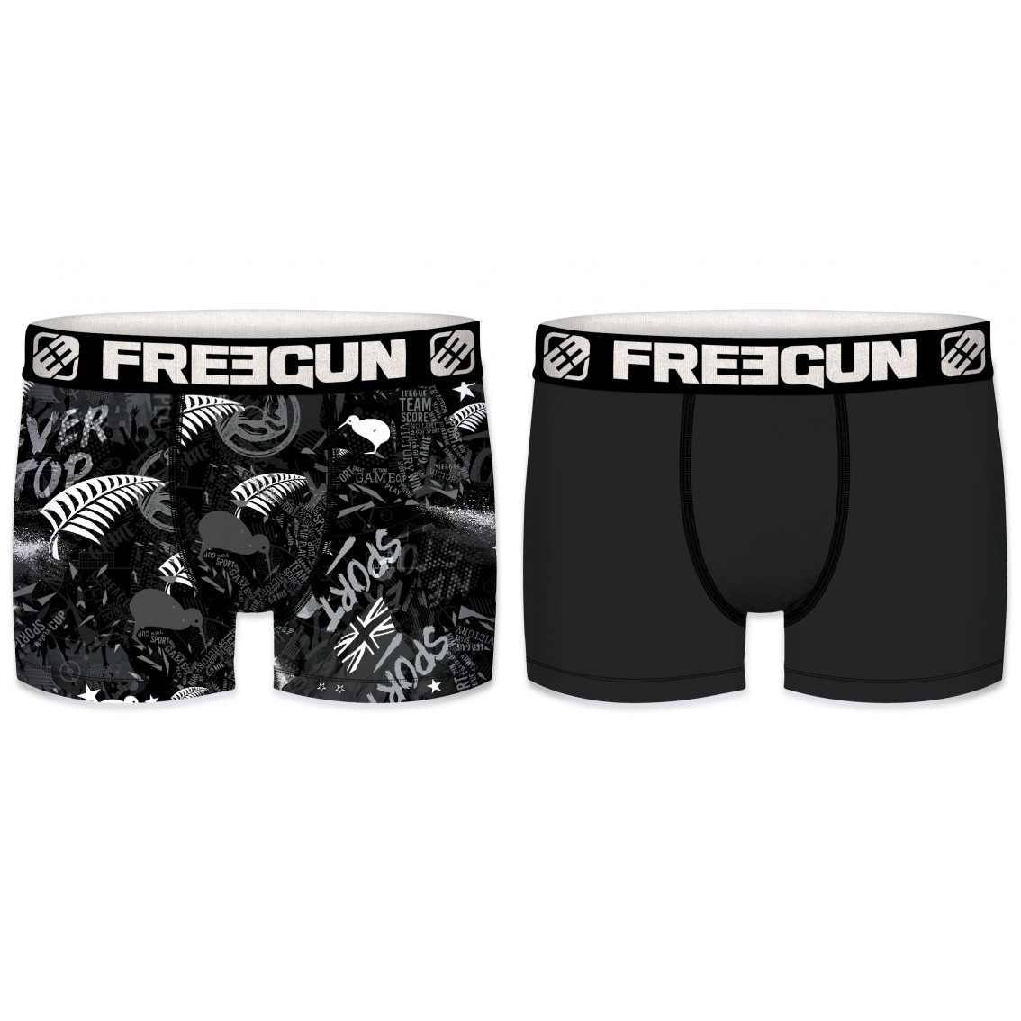 Lot de 4 Boxers Garçon Freegun Rugby Lot de 4 Boxers Garçon Freegun Rugby