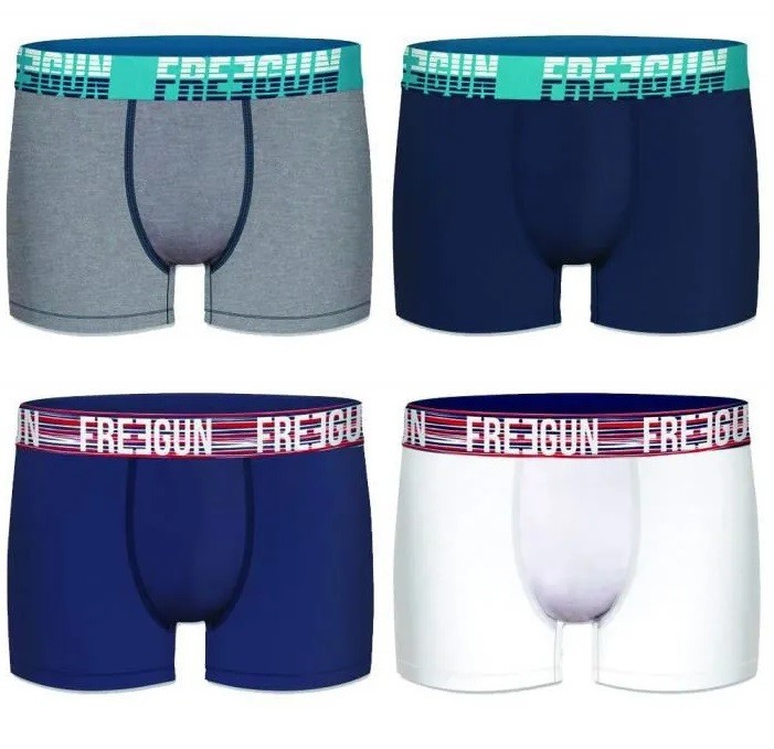 FREEGUN Lot de 4 Boxers...