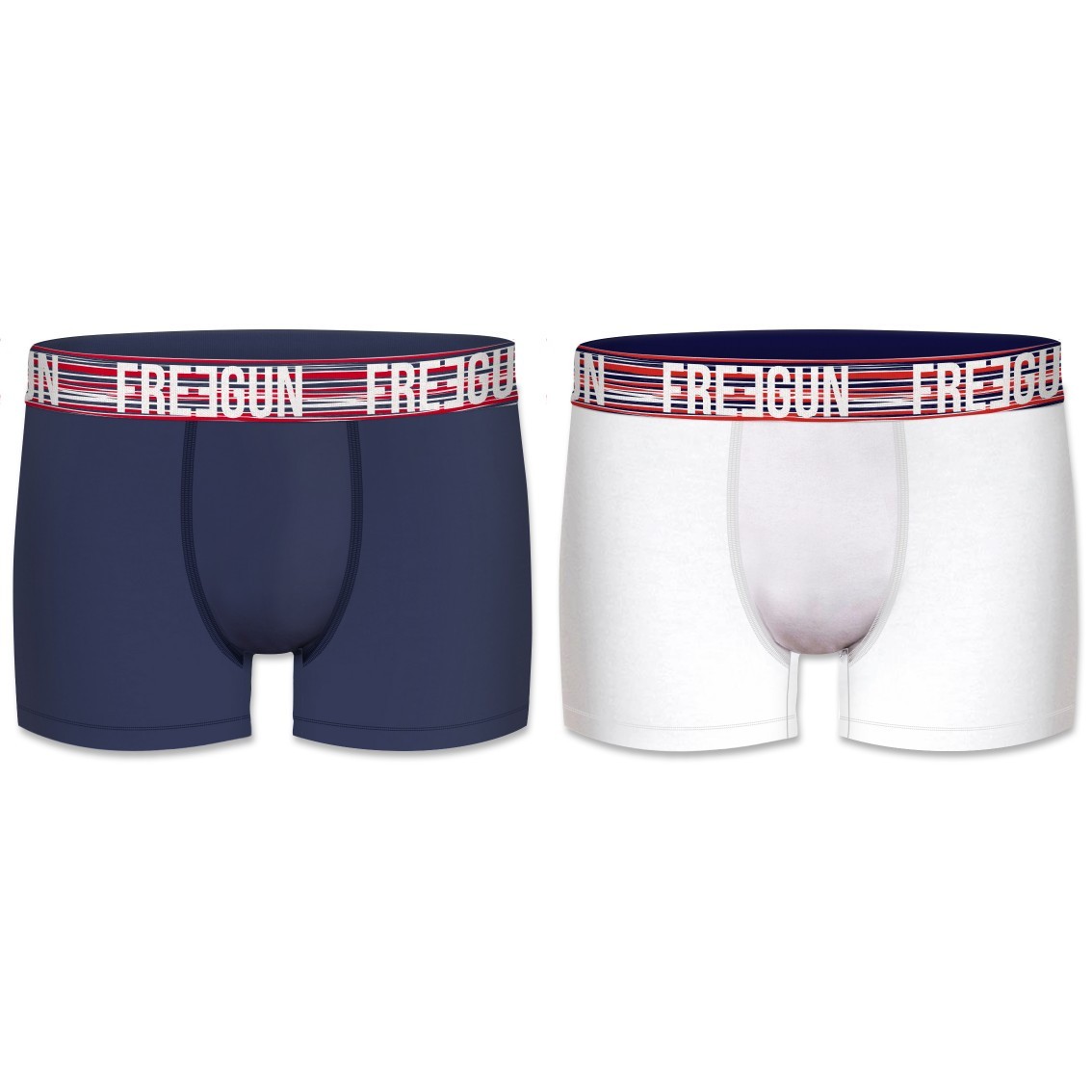 Lot de 2 Boxer Coton Bleu...