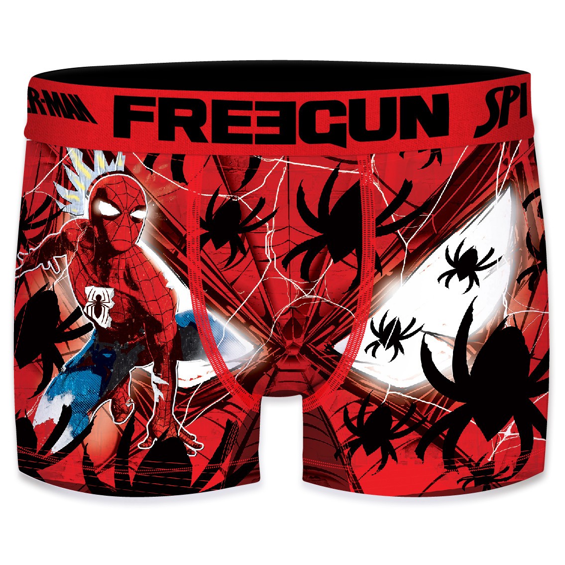 FREEGUN Boxer Garçon SPIDERMAN