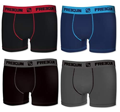 Lot 4 Boxers Garçon Freegun...