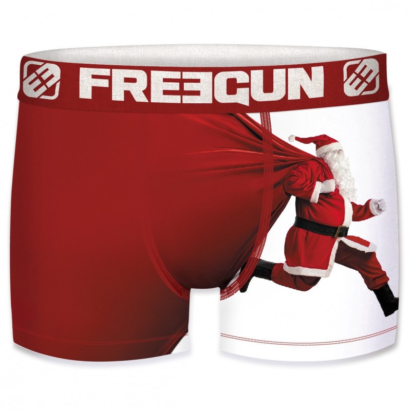 FREEGUN Boxer Enfant Collection de Noel Pere Noel Run du 6 8 au 14 16 ans