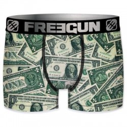 FREEGUN Boxer Microfibre Homme Dollars