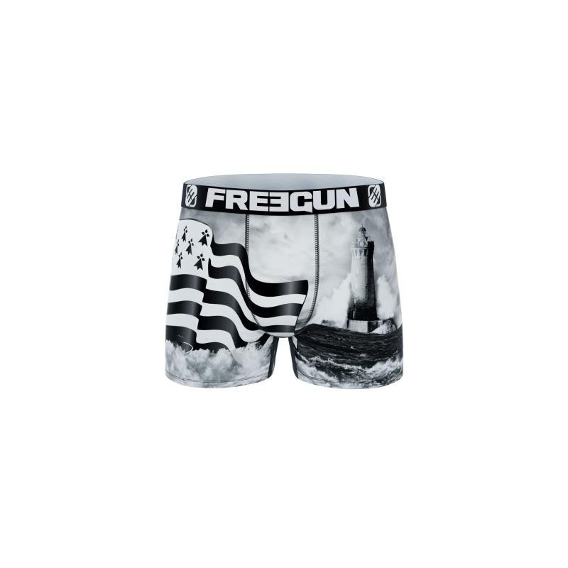 Boxer Freegun Taille L, Blanc, Neuf Avec étiquettes, Pour Homme