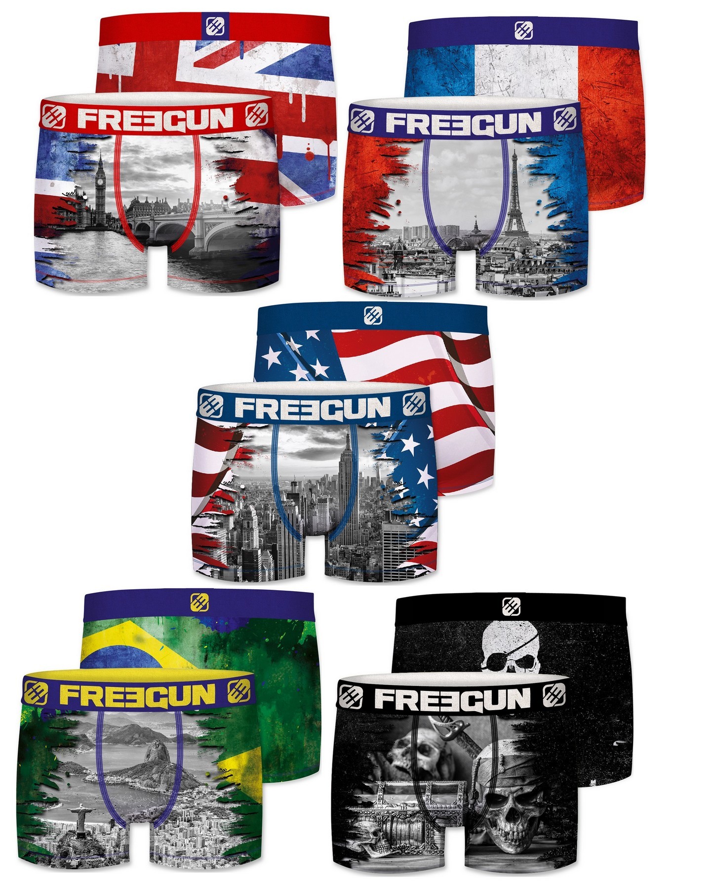 Freegun Boxer Garçon Pays Freegun Boxer Garçon Pays