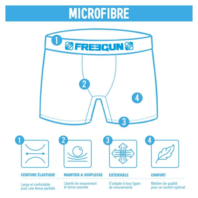 FREEGUN One Piece Men's Boxer Shorts (M, Team Luffy OP4), Team Luffy