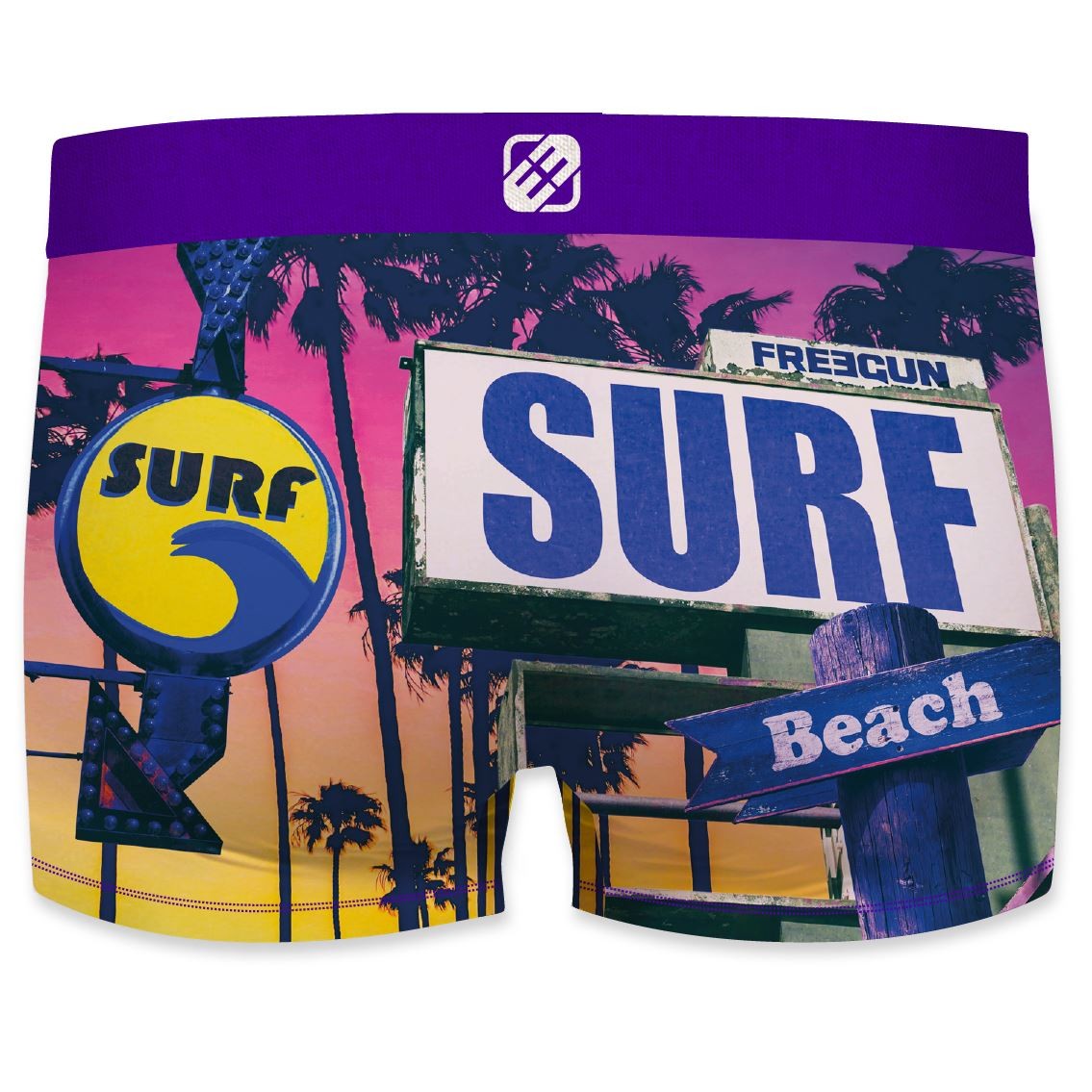 FREEGUN Boxer Homme en Microfibre Surf FREEGUN Boxer Homme en Microfibre Surf
